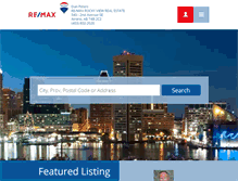 Tablet Screenshot of dpeters.remax.ca