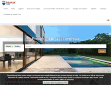 Tablet Screenshot of luna.remax.es