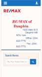 Mobile Screenshot of dauphin.manitoba.remax.ca