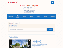 Tablet Screenshot of dauphin.manitoba.remax.ca