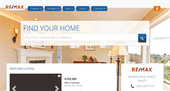 Desktop Screenshot of mainstreetrealty.alberta.remax.ca