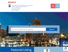 Tablet Screenshot of glenndennis.remax.ca