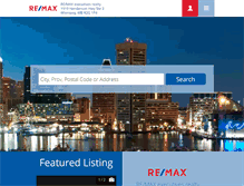 Tablet Screenshot of executivesrealty1.manitoba.remax.ca