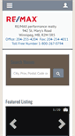 Mobile Screenshot of performancerealty2.manitoba.remax.ca