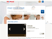 Tablet Screenshot of jrae.remax.ca