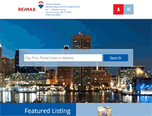 Tablet Screenshot of donshwets.remax.ca